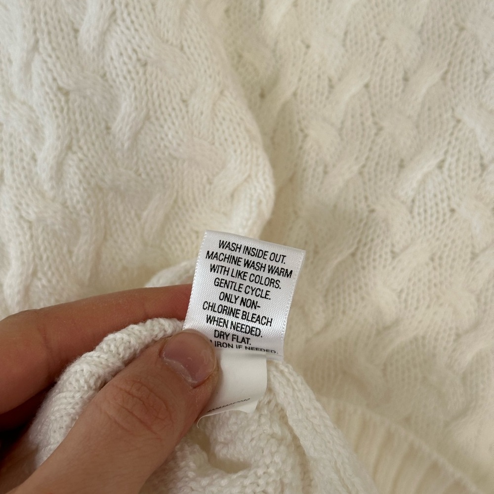 Croft & Barrow Extra Soft Cable Crewneck Sweater - Picture 9 of 9